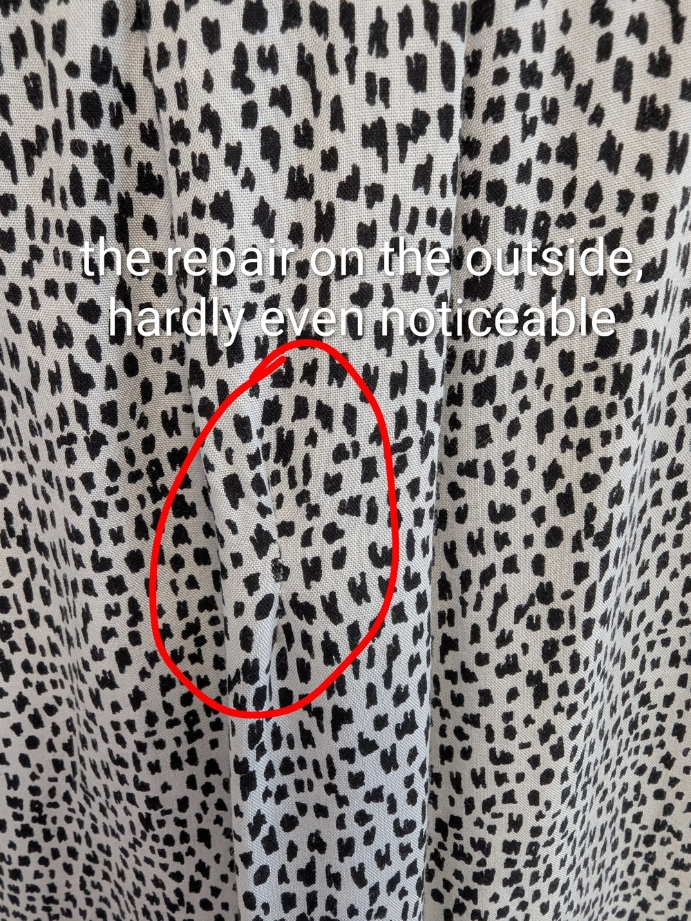 Lord & Taylor Black & White Speckled Button-Down Shirt - Picture 8 of 9